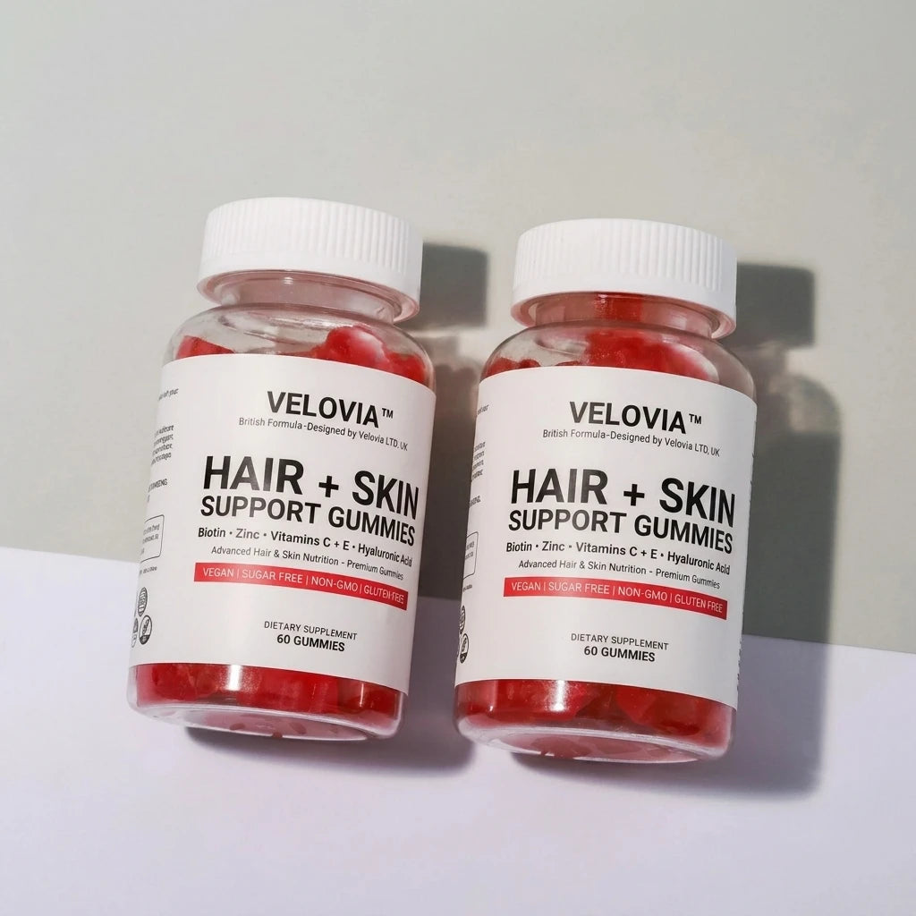 Hair Skin and Nails Gummies – Biotin 6000mcg Premium Formula