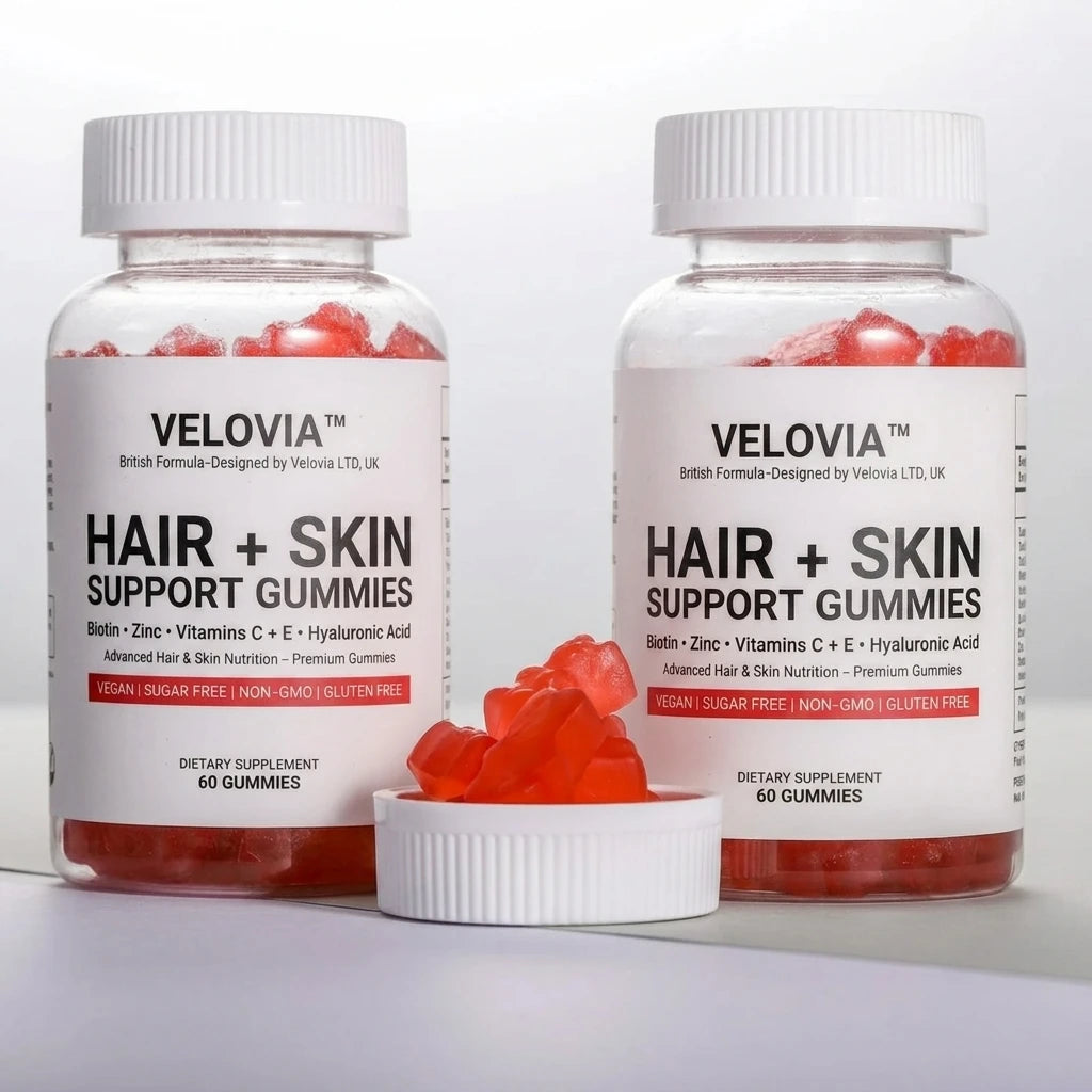 Hair Skin and Nails Gummies – Biotin 6000mcg Premium Formula